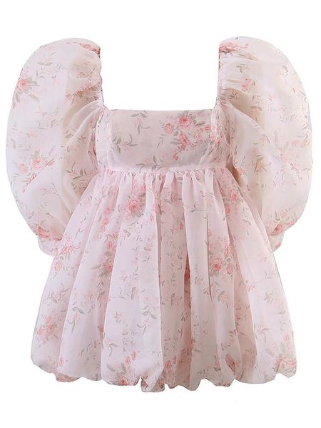 dresses yenkye summer women floral print pink organza ball gown dress vintage puff sleeve female party mini dresses super-short robe, Black;gray
dresses yenkye summer women floral print pink organza ball gown dress vintage puff sleeve female party mini dresses super-short robe, Black;gray
