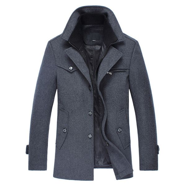 men's wool blends autumn winter woolen coat men thicken casual winproof jacket design liner detachable wool coat male trench coat 5xl 2, Black
men's wool blends autumn winter woolen coat men thicken casual winproof jacket design liner detachable wool coat male trench coat 5xl 2, Black