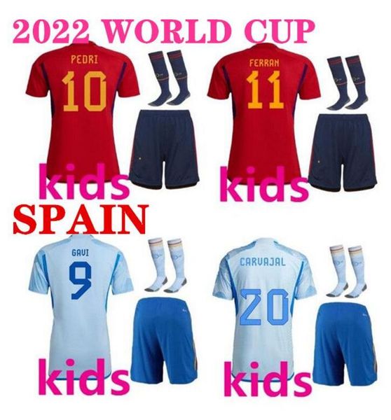 2022 spain soccer jerseys kids kit 2022 2023 pedri espana ansu fati morata boys koke gavi football shirts kids kits llorente, Black;yellow
2022 spain soccer jerseys kids kit 2022 2023 pedri espana ansu fati morata boys koke gavi football shirts kids kits llorente, Black;yellow
