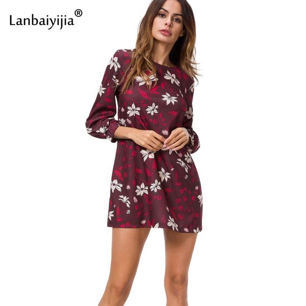 dresses lanbaiyijia 2018 new women casual dress three quarter sleeve o-neck print flowers dress women loose dress spring summer dresses, Black;gray
dresses lanbaiyijia 2018 new women casual dress three quarter sleeve o-neck print flowers dress women loose dress spring summer dresses, Black;gray