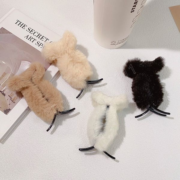 winter plush high ponytail holder hair claws for women elegant hairpins hair clips fashion hair accessories, Slivery;white
winter plush high ponytail holder hair claws for women elegant hairpins hair clips fashion hair accessories, Slivery;white