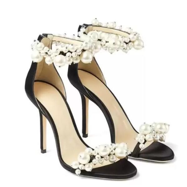 elegant women's sandals leather ribbon beaded ankle strap summer fashion versatile evening dress party, Black
elegant women's sandals leather ribbon beaded ankle strap summer fashion versatile evening dress party, Black