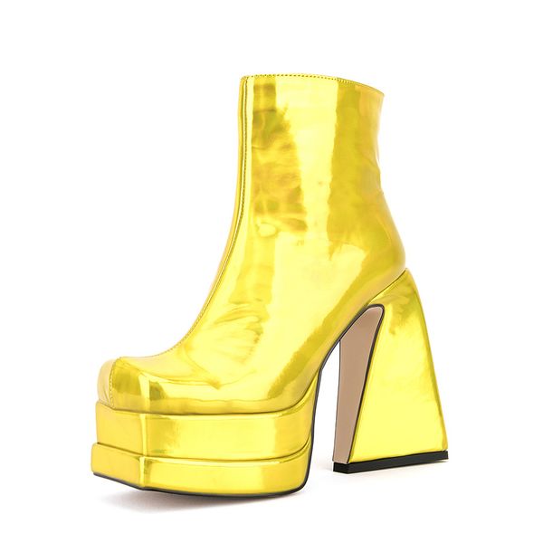 2022 women's boots autumn and winter new european american fashion super transition lacquer leather high heel thick bottom side zipper, Black
2022 women's boots autumn and winter new european american fashion super transition lacquer leather high heel thick bottom side zipper, Black