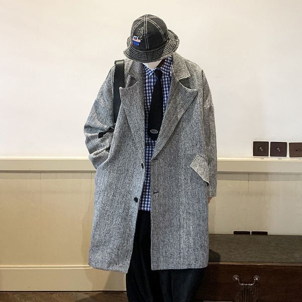 men's wool blends winter men's long woollen blends suit collar coats thicken windbreaker youth loose parkas grey cashmere snow jac, Black
men's wool blends winter men's long woollen blends suit collar coats thicken windbreaker youth loose parkas grey cashmere snow jac, Black