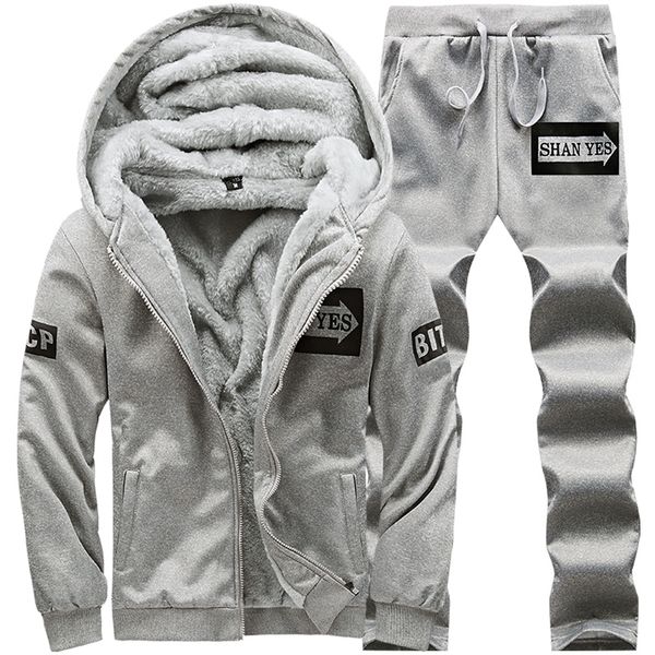 mens tracksuits winter thick outerwear suit sets warm tracksuit hooded sportswear zipper cardigan pants casual 220930, Gray
mens tracksuits winter thick outerwear suit sets warm tracksuit hooded sportswear zipper cardigan pants casual 220930, Gray