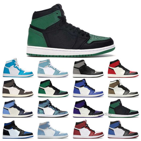 2022 original jumpman 1s basketball shoes 1 men's turbo green hyper royal dark mocha tie dye court purple bred toe cactus jack jordon, Black
2022 original jumpman 1s basketball shoes 1 men's turbo green hyper royal dark mocha tie dye court purple bred toe cactus jack jordon, Black