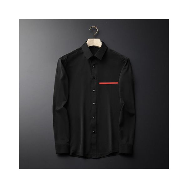 fashion mens casual shirts quality business tees classic long sleeve shirt solid color letter badge spring autumn decoration blouse plus siz, Gray
fashion mens casual shirts quality business tees classic long sleeve shirt solid color letter badge spring autumn decoration blouse plus siz, Gray