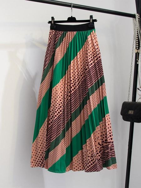 skirts tigena multicolor pleated maxi skirt women 2022 spring fashion polka dot diagonal striped print high waist long skirt female, Black
skirts tigena multicolor pleated maxi skirt women 2022 spring fashion polka dot diagonal striped print high waist long skirt female, Black