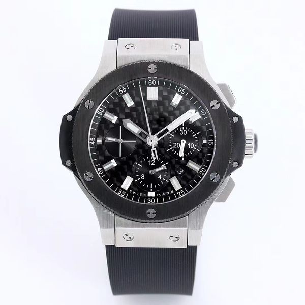 men's watch quartz movement round black sports tape luminous hour rose gold refined steel folding button 44mm classic designer watches, Slivery;brown
men's watch quartz movement round black sports tape luminous hour rose gold refined steel folding button 44mm classic designer watches, Slivery;brown