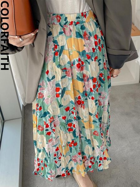 skirts colorfaith new 2022 chic floral elegant retro korean fashion high waist ruched spring summer women long pleated skirts sk1698jm, Black
skirts colorfaith new 2022 chic floral elegant retro korean fashion high waist ruched spring summer women long pleated skirts sk1698jm, Black