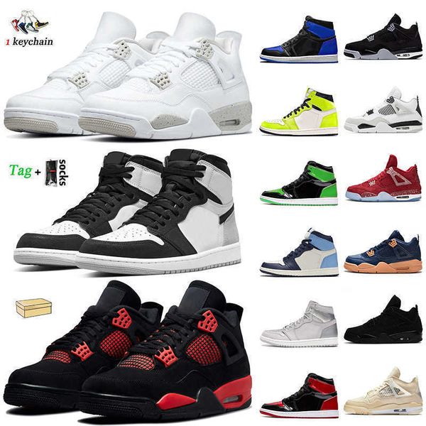 1 high og basketball shoes 1s women mens trainers with box jumpman 4 4s white oreo red thunder stage haze patent bred unc blue
1 high og basketball shoes 1s women mens trainers with box jumpman 4 4s white oreo red thunder stage haze patent bred unc blue