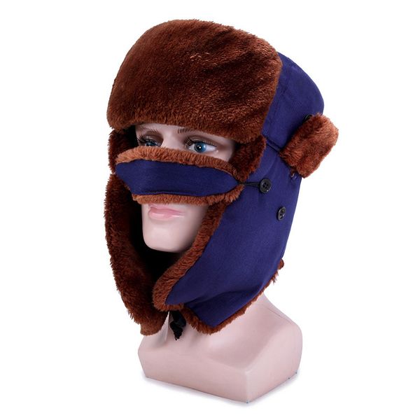 hat winter lei feng thickened large ear protector nose locomotive foreign trade warm cap labor protection work hat blue, Blue;gray
hat winter lei feng thickened large ear protector nose locomotive foreign trade warm cap labor protection work hat blue, Blue;gray