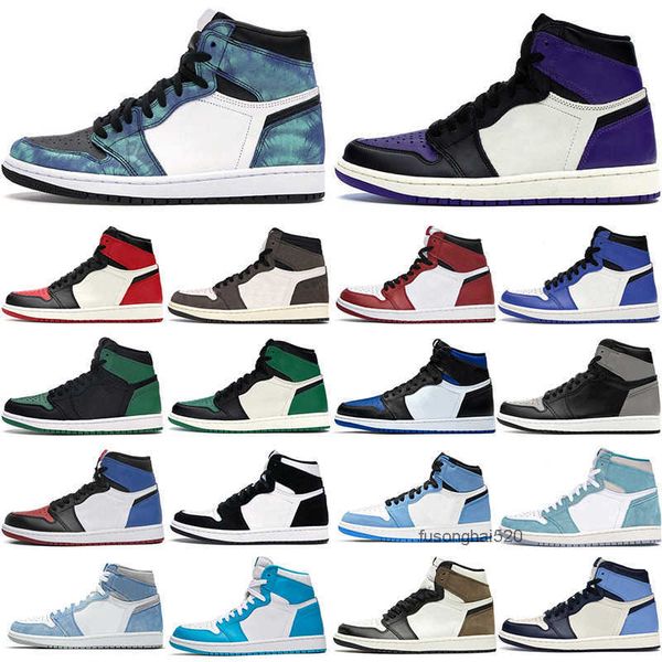 2022 retro basketball shoes 1 men's 1s turbo green hyper royal unc dark mocha obsidian tie dye court purple bred toe cactus jack jordon, Black
2022 retro basketball shoes 1 men's 1s turbo green hyper royal unc dark mocha obsidian tie dye court purple bred toe cactus jack jordon, Black