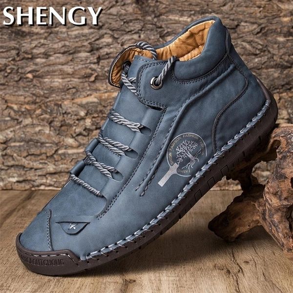 boots men shoes autumn non slip comfy ankle boots hand stitching casual men loafers soft sole breathable flats shoes female boots 220930, Black
boots men shoes autumn non slip comfy ankle boots hand stitching casual men loafers soft sole breathable flats shoes female boots 220930, Black