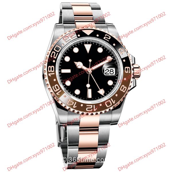 highquality men's watch 40mm black dial 2813 automatic machine gmt m126711 rose gold stainless steel strap two-color ceramic bezel sapp, Slivery;brown
highquality men's watch 40mm black dial 2813 automatic machine gmt m126711 rose gold stainless steel strap two-color ceramic bezel sapp, Slivery;brown