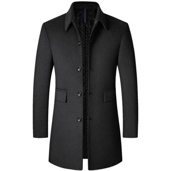 men's wool blends mens wool blends coat lapel thick long trench coat antiwrinkle comfortable male woolen jacket smart casual overcoat 2, Black
men's wool blends mens wool blends coat lapel thick long trench coat antiwrinkle comfortable male woolen jacket smart casual overcoat 2, Black