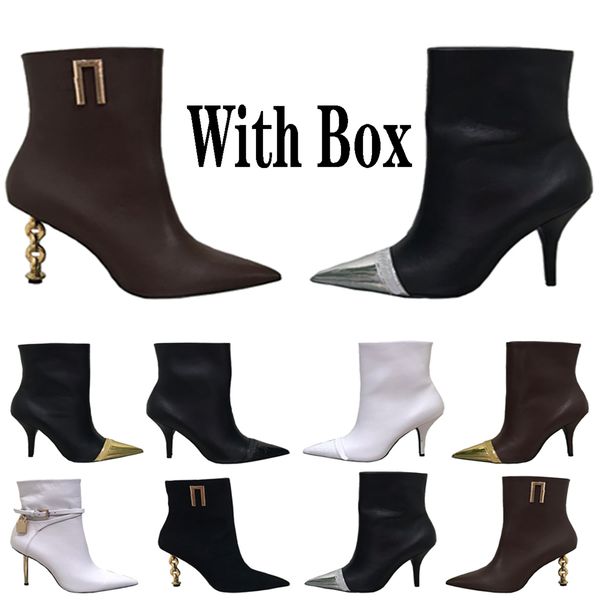 womens boots autumn winter warm boots metal silhouette bootie half zip classic lambskin height increase booties monogrambags, Black
womens boots autumn winter warm boots metal silhouette bootie half zip classic lambskin height increase booties monogrambags, Black
