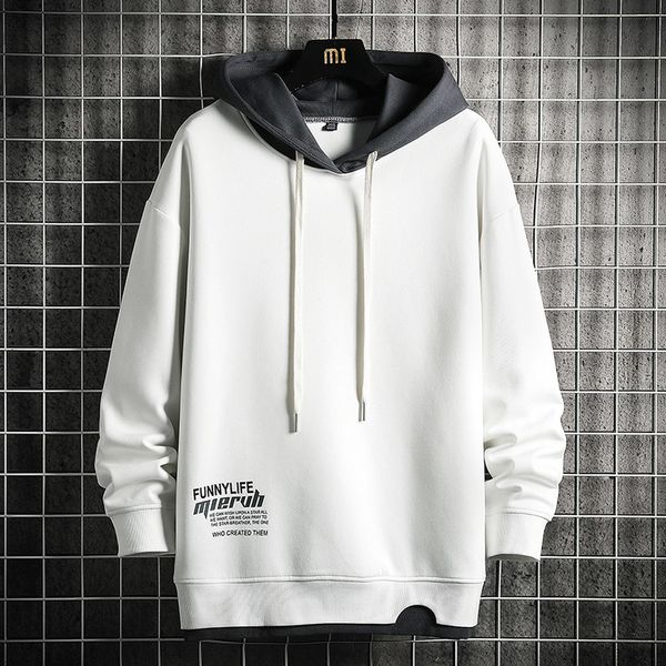 white hoodies men fashion clothing color block hip hop hoodies for men streetwear hooded sweatshirts men long sleeve shirts, Black
white hoodies men fashion clothing color block hip hop hoodies for men streetwear hooded sweatshirts men long sleeve shirts, Black