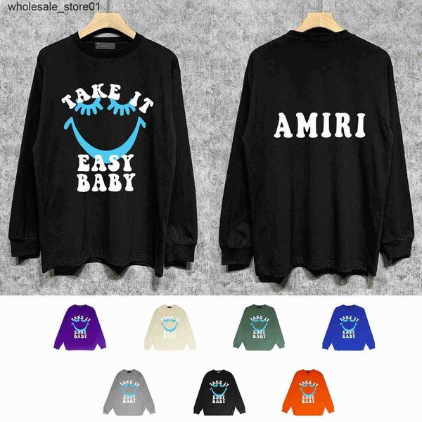 new men's hoodies designer sweatshirts long fashion brand amirs smiley face letter printing men's long sleeve pure cotton loose, Black
new men's hoodies designer sweatshirts long fashion brand amirs smiley face letter printing men's long sleeve pure cotton loose, Black