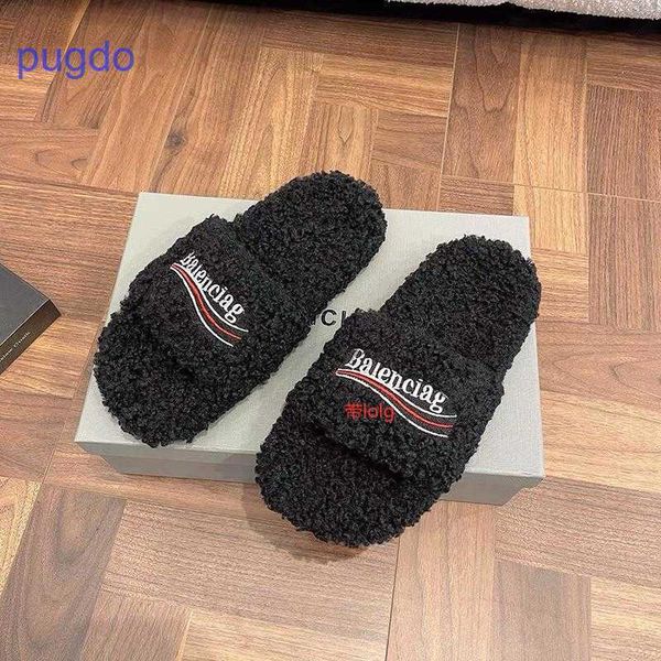 designer ba lenciaga winter slippers online shop paris 2023 new shijia wool women's flat bottom letter embroide faor, Black
designer ba lenciaga winter slippers online shop paris 2023 new shijia wool women's flat bottom letter embroide faor, Black