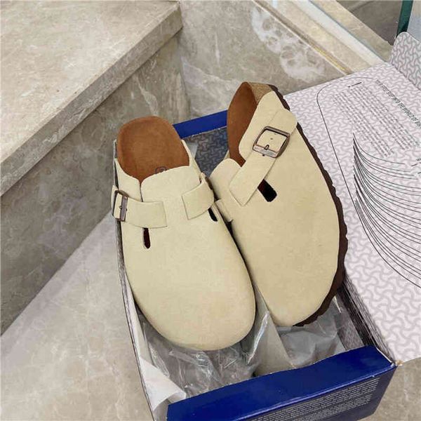 slippers slippers boston baotou lazy people comfortable anti fur cork leather slippers, Black
slippers slippers boston baotou lazy people comfortable anti fur cork leather slippers, Black