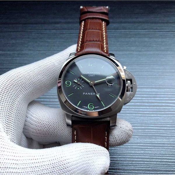 luxury watches for mens mechanical watch paneraiss swiss automatic movement sapphire mirror 44mm imported cowhide watchband brand italy spor, Slivery;brown
luxury watches for mens mechanical watch paneraiss swiss automatic movement sapphire mirror 44mm imported cowhide watchband brand italy spor, Slivery;brown