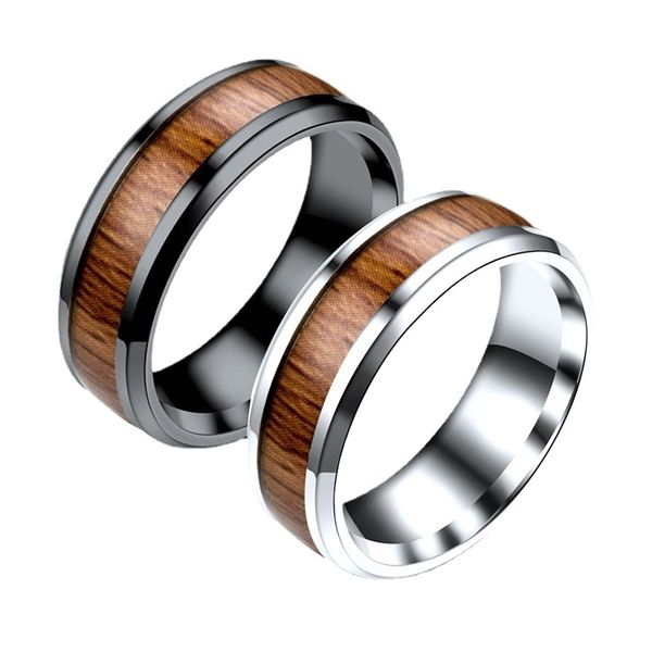 titanium steel wood grain ring designer band link clover luxury nail love tennis charm homme men chains for women rings bohemian wedding eng, Silver
titanium steel wood grain ring designer band link clover luxury nail love tennis charm homme men chains for women rings bohemian wedding eng, Silver