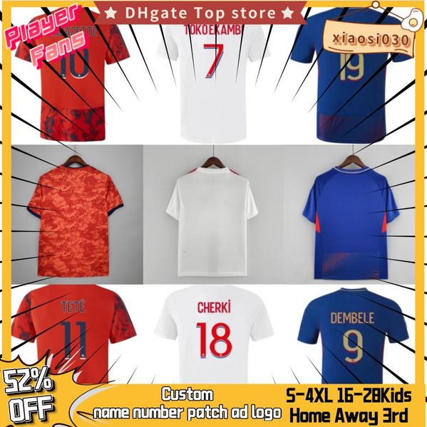 22 23 lyons soccer jerseys maillot de foot lyonnais 2022 2023 ol digital fourth football shirts aouar tagliafico men kids suit dembele tete, Black;yellow
22 23 lyons soccer jerseys maillot de foot lyonnais 2022 2023 ol digital fourth football shirts aouar tagliafico men kids suit dembele tete, Black;yellow