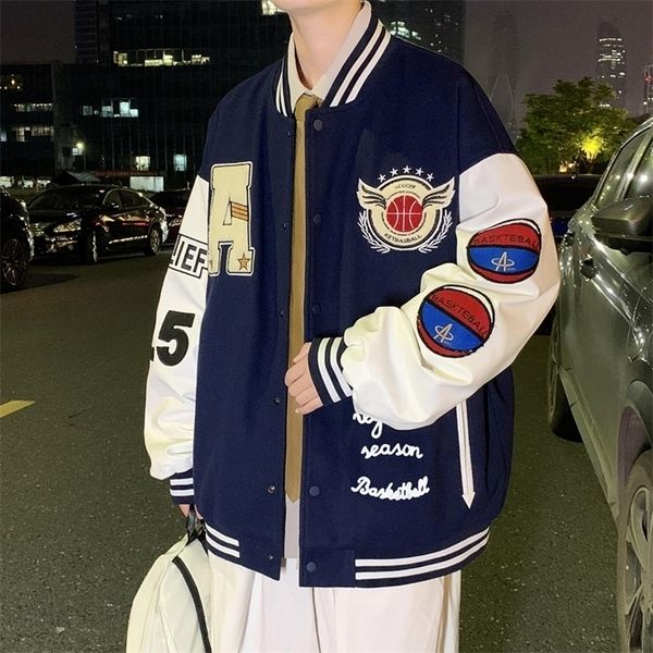 mens jackets hip hop casual baseball embroidered coat bomber clothing for fashion couple varsity jacket 220930, Black;brown
mens jackets hip hop casual baseball embroidered coat bomber clothing for fashion couple varsity jacket 220930, Black;brown