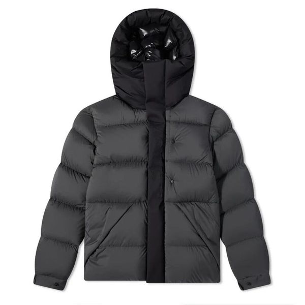men short down jacket designer padded shell-down puffer coat welt pockets hood, Black
men short down jacket designer padded shell-down puffer coat welt pockets hood, Black