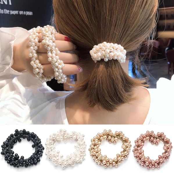 pearls ony tails holder beads hair ties elastic hairs bands for women rope scrunchies ponytail holders rubber hair accessories 10 colors, Golden;silver
pearls ony tails holder beads hair ties elastic hairs bands for women rope scrunchies ponytail holders rubber hair accessories 10 colors, Golden;silver