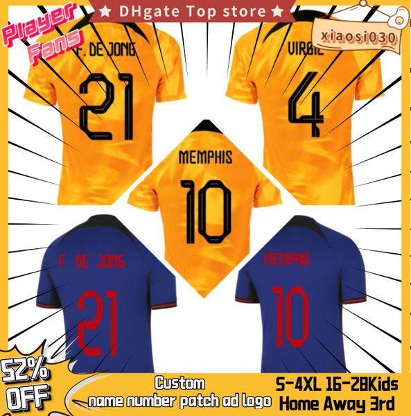 2022 memphis soccer jersey netherlands football shirt de jong wijnaldum van dijk 22 23 holland de ligt jerseys dumfries big size maillot men, Black;yellow
2022 memphis soccer jersey netherlands football shirt de jong wijnaldum van dijk 22 23 holland de ligt jerseys dumfries big size maillot men, Black;yellow