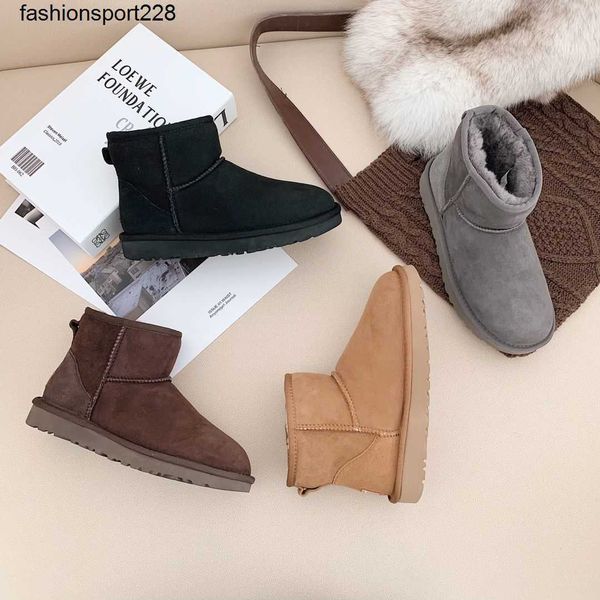 designer boots winter new sheepskin wool integrated anti slip warm short snow boot, Black
designer boots winter new sheepskin wool integrated anti slip warm short snow boot, Black