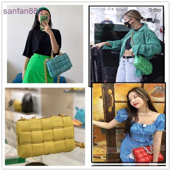 designer bag bottegas venetta s venetas jodie 2023b new v woven chain pillow leather small square single shoulder cross messenger