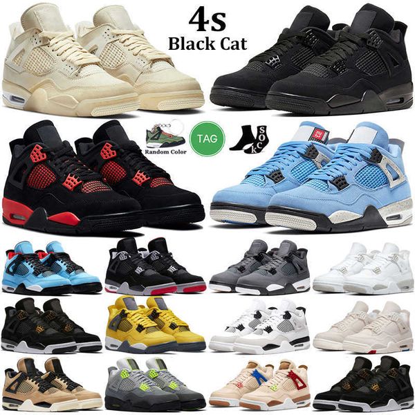 2022 4 4s men basketball shoes women military black cat fire red thunder university blue white oreo sail bred mens trainers outdoor sports
2022 4 4s men basketball shoes women military black cat fire red thunder university blue white oreo sail bred mens trainers outdoor sports