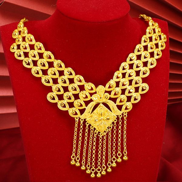 luxury women collar pendant chain tassel 18k yellow gold filled classic fashion pretty jewelry gift, Silver
luxury women collar pendant chain tassel 18k yellow gold filled classic fashion pretty jewelry gift, Silver