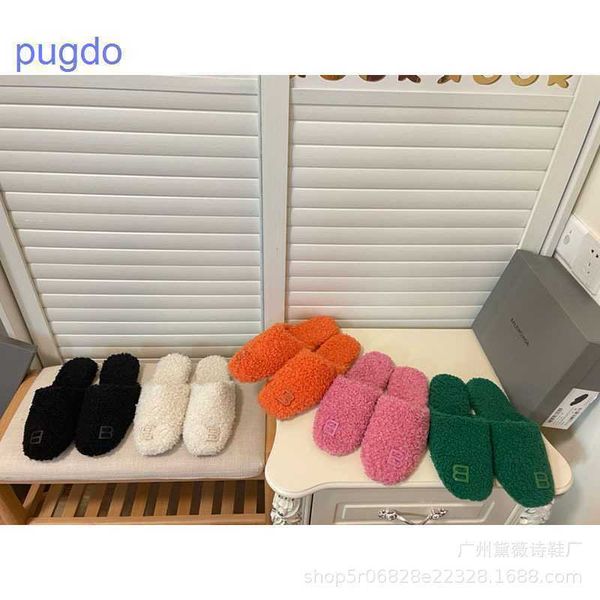 designer ba lenciaga winter slippers online shop high fixed version b family wool baotou slippers women's flat, Black
designer ba lenciaga winter slippers online shop high fixed version b family wool baotou slippers women's flat, Black
