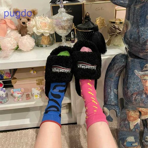 designer ba lenciaga winter slippers online shop mesh red wool slippers for women outdoor warm lamb antiskid bl, Black
designer ba lenciaga winter slippers online shop mesh red wool slippers for women outdoor warm lamb antiskid bl, Black