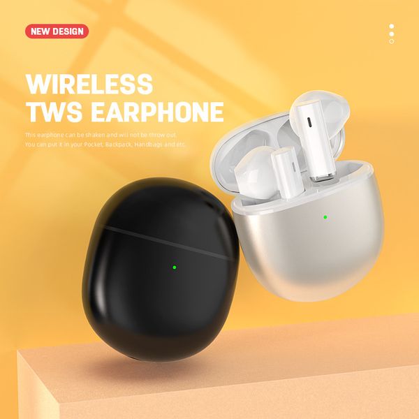 Image of cell phone earphones bluetooth headphones Wireless earphones earphone chip transparency metal renaming for iPhone and Samsung