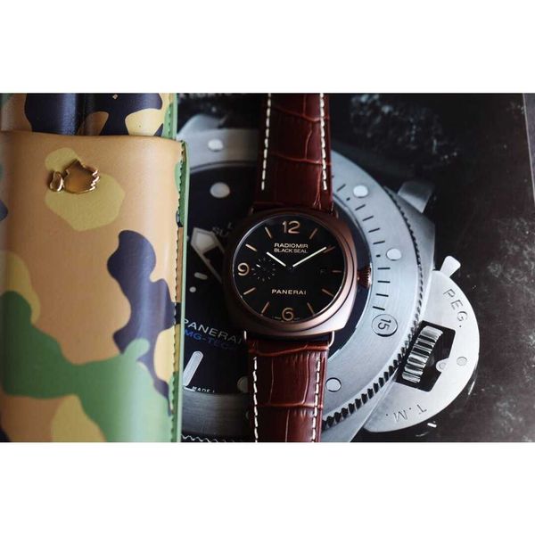 luxury watches for mens mechanical watch paneraiss swiss automatic movement sapphire mirror 44mm imported leather watchband brand italy spor, Slivery;brown
luxury watches for mens mechanical watch paneraiss swiss automatic movement sapphire mirror 44mm imported leather watchband brand italy spor, Slivery;brown