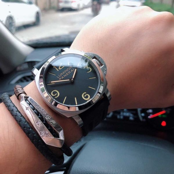 luxury watches for mens mechanical watch paneraiss automatic sapphire mirror 44mm 13mm imported cowhide watchband brand italy sport wristwat, Slivery;brown
luxury watches for mens mechanical watch paneraiss automatic sapphire mirror 44mm 13mm imported cowhide watchband brand italy sport wristwat, Slivery;brown