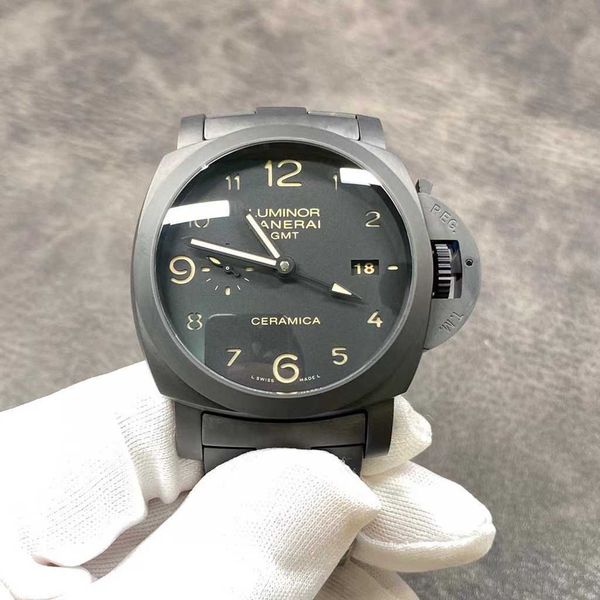 luxury watches for mens mechanical watch luminors paneraiss luminous watch gmt 44mm pam438 ceramica one jam lelaki for men brand italy sport, Slivery;brown
luxury watches for mens mechanical watch luminors paneraiss luminous watch gmt 44mm pam438 ceramica one jam lelaki for men brand italy sport, Slivery;brown