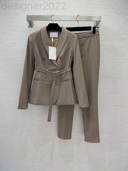 women's tracksuits designer fashion ol set double row button thin coat middle waist straight tube 9-point pants two-piece g00j, Gray
women's tracksuits designer fashion ol set double row button thin coat middle waist straight tube 9-point pants two-piece g00j, Gray