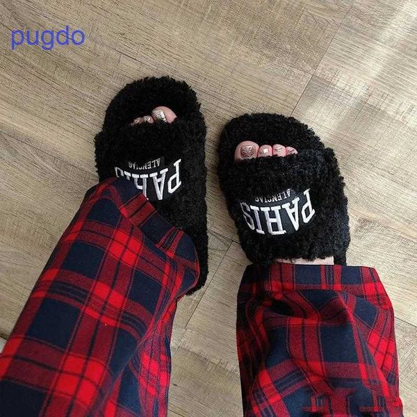 designer ba lenciaga winter slippers online shop paris letter maomao slippers men and women lovers thick soled, Black
designer ba lenciaga winter slippers online shop paris letter maomao slippers men and women lovers thick soled, Black