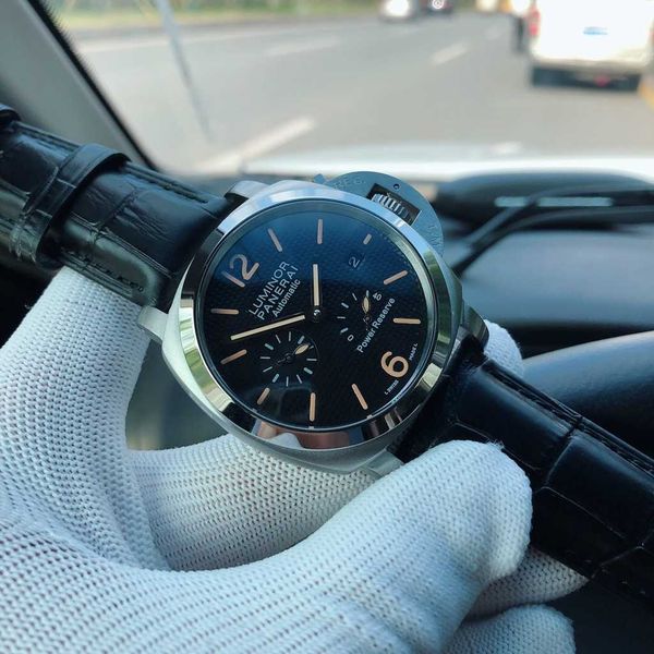 luxury watches for mens mechanical watch paneraiss swiss automatic sapphire mirror 44mm 13mm imported leather watchband brand italy sport wr, Slivery;brown
luxury watches for mens mechanical watch paneraiss swiss automatic sapphire mirror 44mm 13mm imported leather watchband brand italy sport wr, Slivery;brown