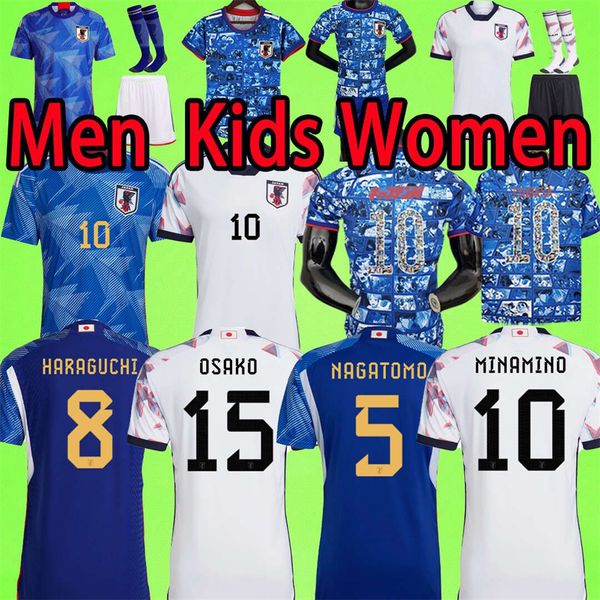 22 23 world cup japan soccer jersey home away minamino osako nagatomo yoshida haraguchi atom japanese child football shirt honda women men n, Black;yellow
22 23 world cup japan soccer jersey home away minamino osako nagatomo yoshida haraguchi atom japanese child football shirt honda women men n, Black;yellow