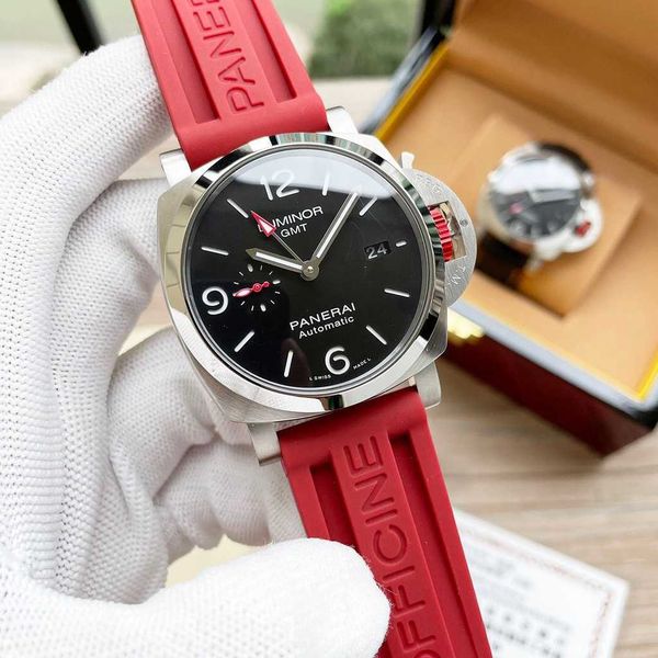 luxury watches for mens mechanical watch paneraiss automatic sapphire mirror 45mm 13mm imported rubber watchband brand italy sport wristwatc, Slivery;brown
luxury watches for mens mechanical watch paneraiss automatic sapphire mirror 45mm 13mm imported rubber watchband brand italy sport wristwatc, Slivery;brown