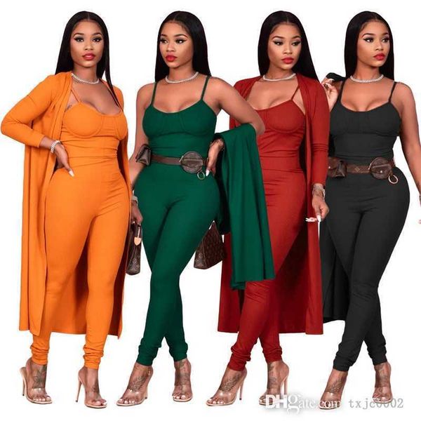 2022 fall winter women two piece pants set outfits tank jumpsuits and long sleeve cardigan cloak coat suit, White
2022 fall winter women two piece pants set outfits tank jumpsuits and long sleeve cardigan cloak coat suit, White