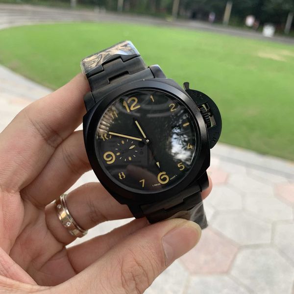 designer brand mens pam watch automatic mechanical movement 316l stainless steel case mineral tempered glass mirror genuine leather, Slivery;brown
designer brand mens pam watch automatic mechanical movement 316l stainless steel case mineral tempered glass mirror genuine leather, Slivery;brown