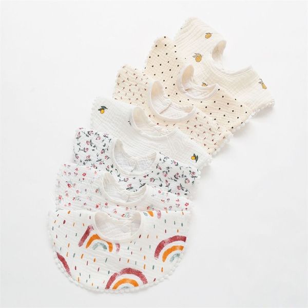 baby gauze bibs infant rainbow cherry dots floral print burp cloths cotton slobber towel soft toddler feeding bib for newborn saliva towel
baby gauze bibs infant rainbow cherry dots floral print burp cloths cotton slobber towel soft toddler feeding bib for newborn saliva towel
